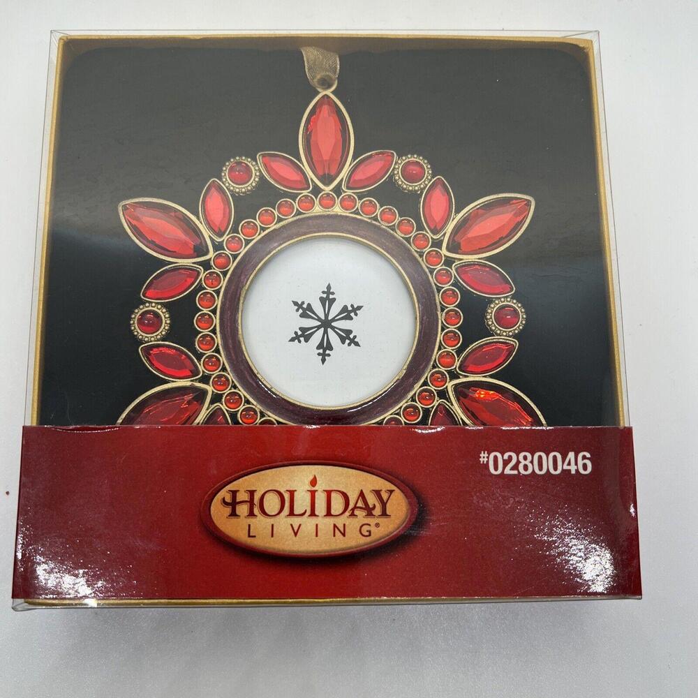 Holiday Living Christmas Tree Snowflake Ornaments Decorations‎ 0280046